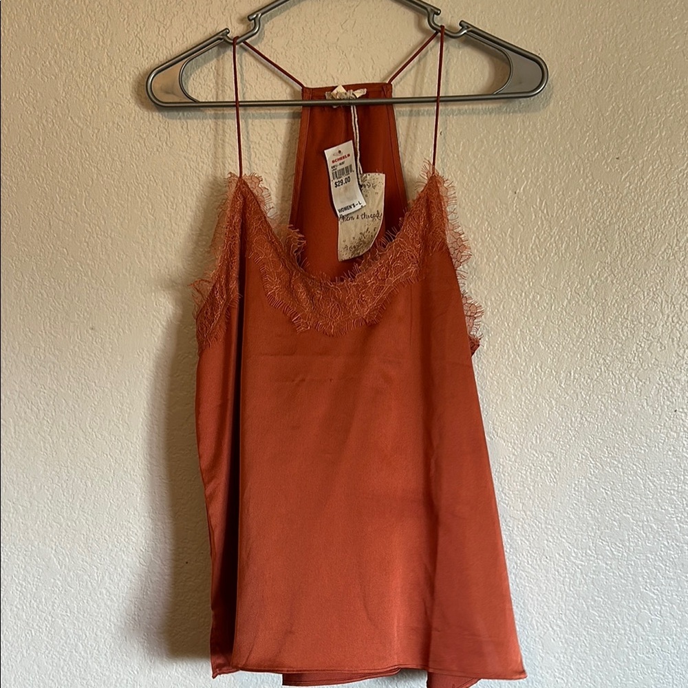 Elegant Rust Tank Top